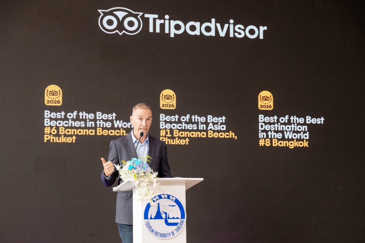 TAT and Tripadvisor are teaming up to support Thailand’s tourism transformation planned for 2027